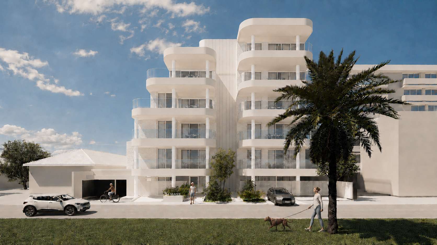 Artist impression of Macfarlane, Glenelg North facade